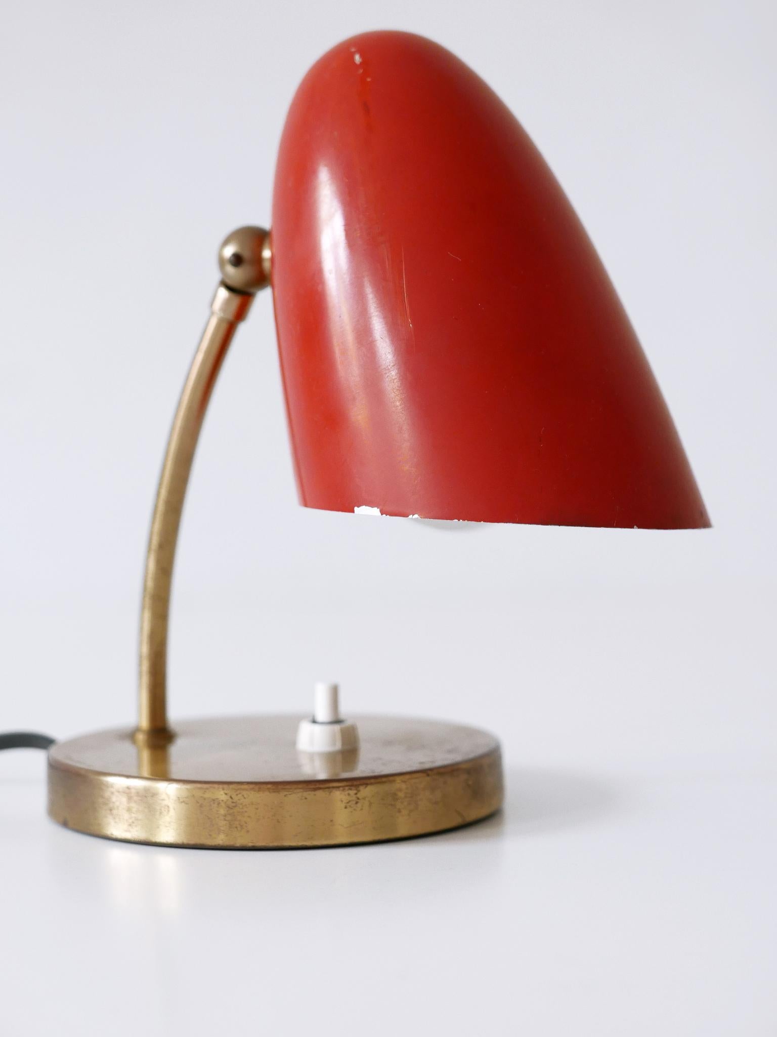 Rare and Lovely Mid-Century Modern Table Lamp Germany 1950s For Sale 9