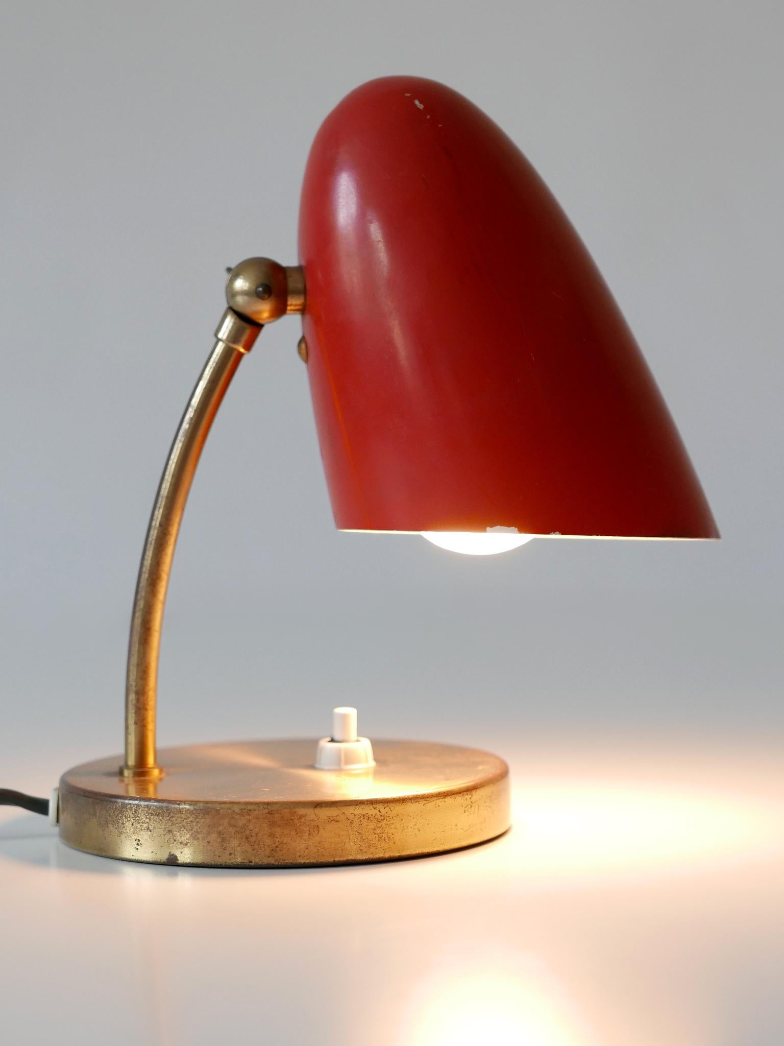 Rare and Lovely Mid-Century Modern Table Lamp Germany 1950s For Sale 10