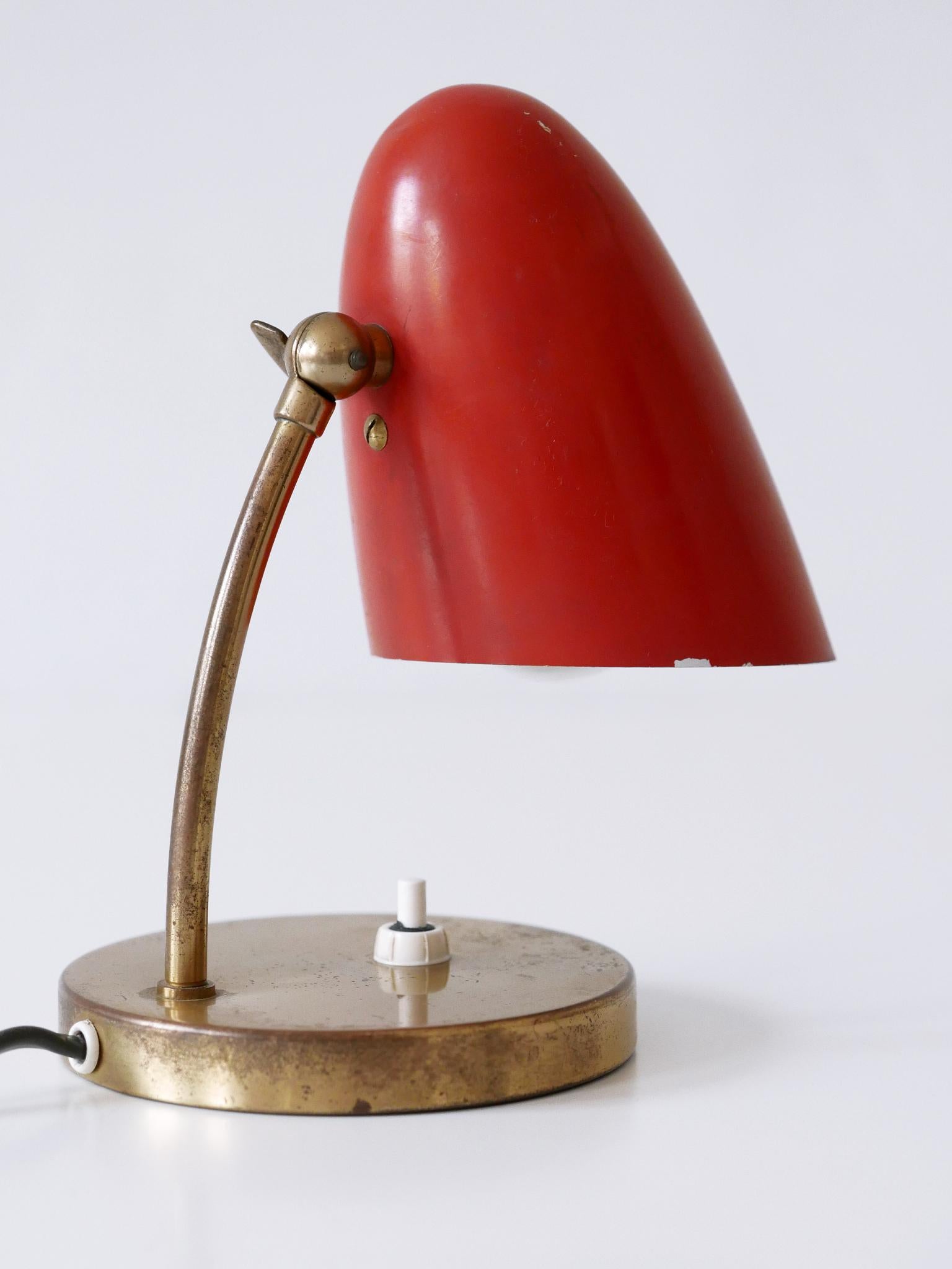 Rare and Lovely Mid-Century Modern Table Lamp Germany 1950s For Sale 11