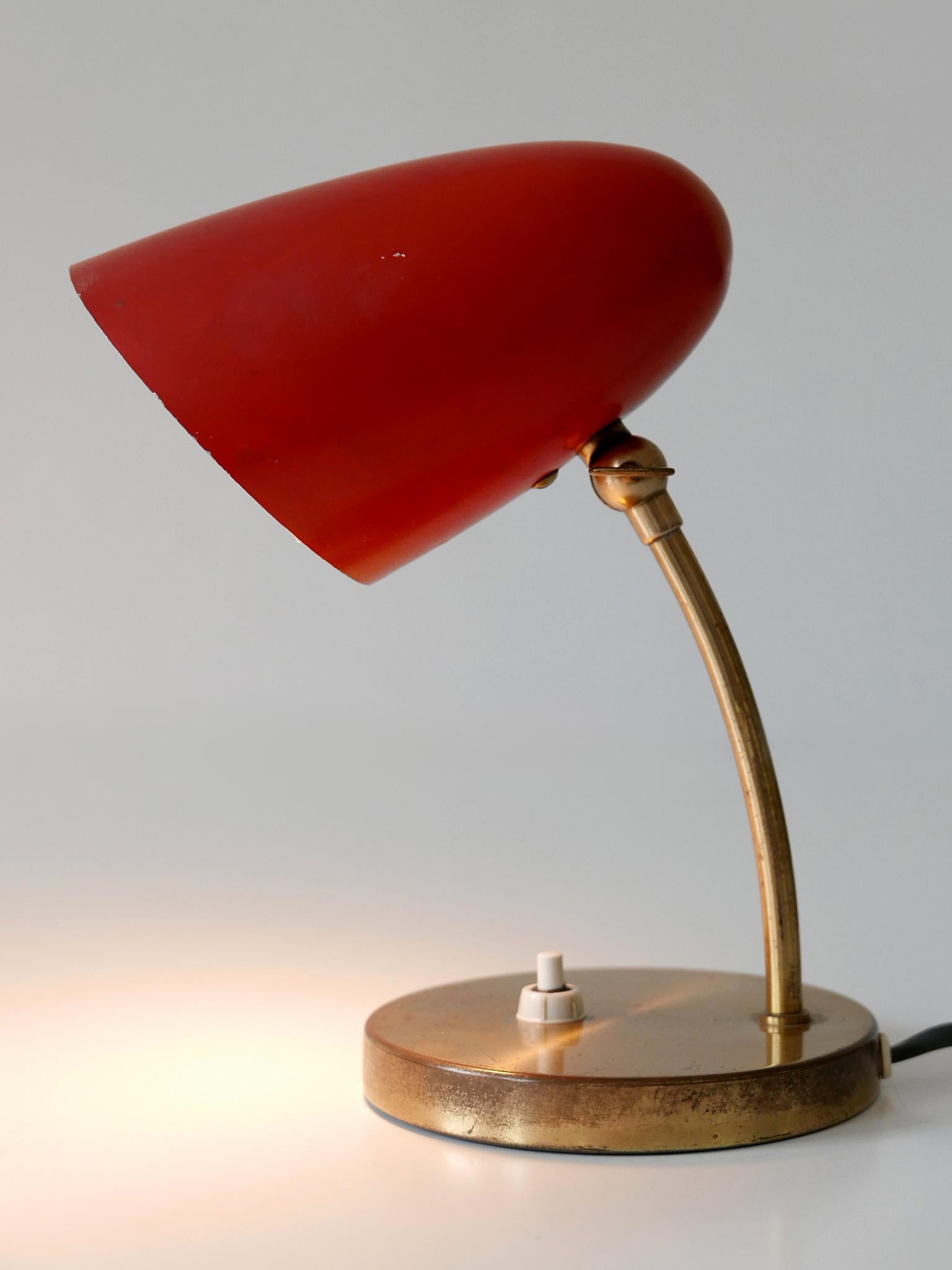Rare and Lovely Mid-Century Modern Table Lamp Germany 1950s In Good Condition For Sale In Munich, DE