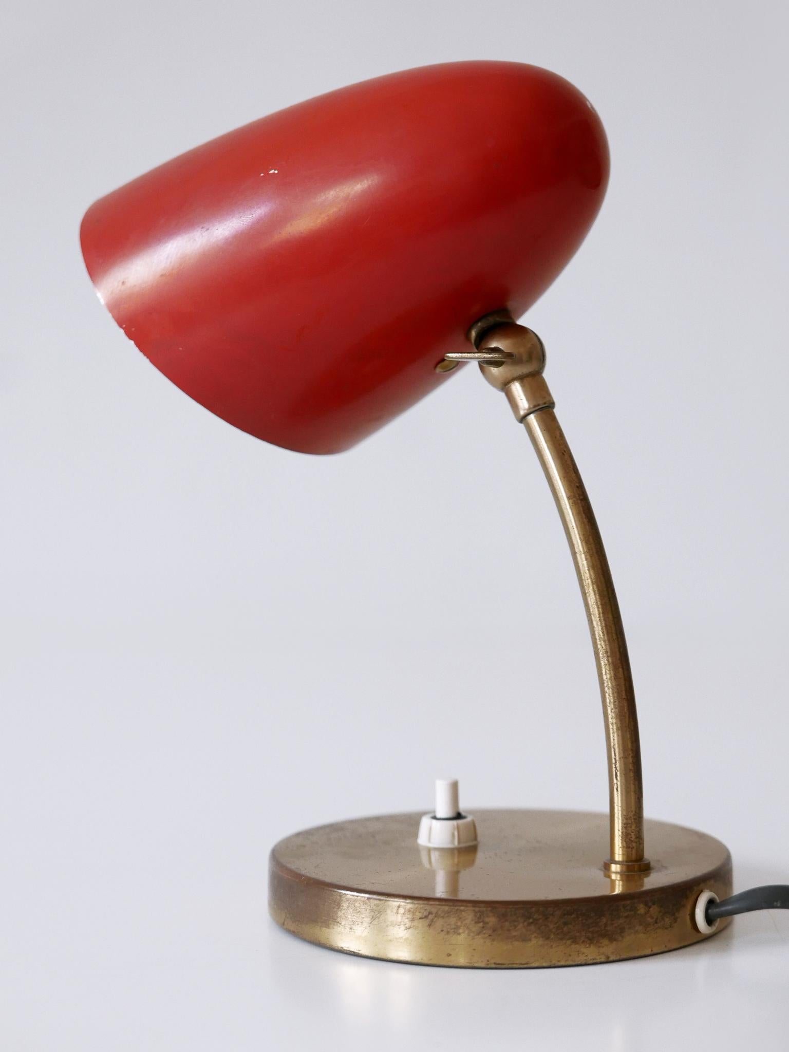 Émaillé Rare et ravissante lampe de table The Moderns Allemagne années 50 en vente