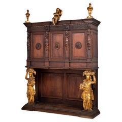 Rare and Magnificent 19th Century SICILIAN Double Body Cabinet with VIDEO