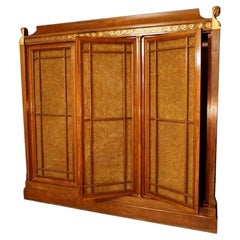 Large-Scale French Empire Revival Mahogany Bibliothèque Bookcase Circa 1860–1880