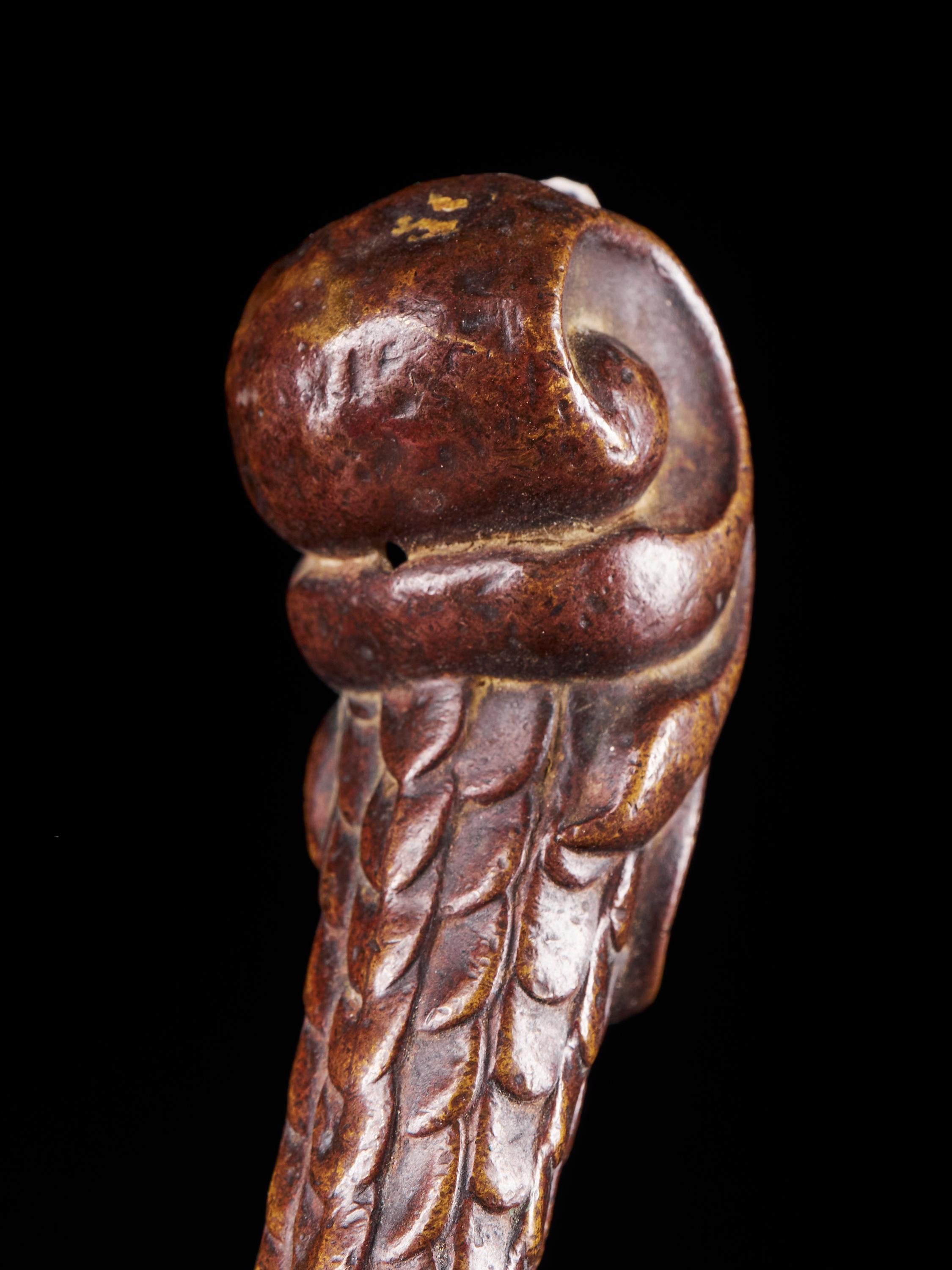 Rare and Majestic Eagle Claw Antique Made of Copper Alloy For Sale 4