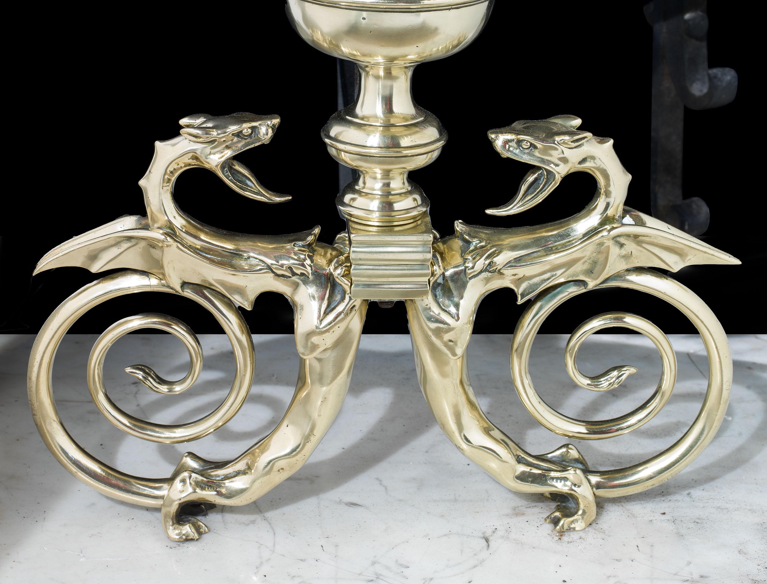 Rare and Majestic Phoenix Fire Basket In Good Condition For Sale In London, GB