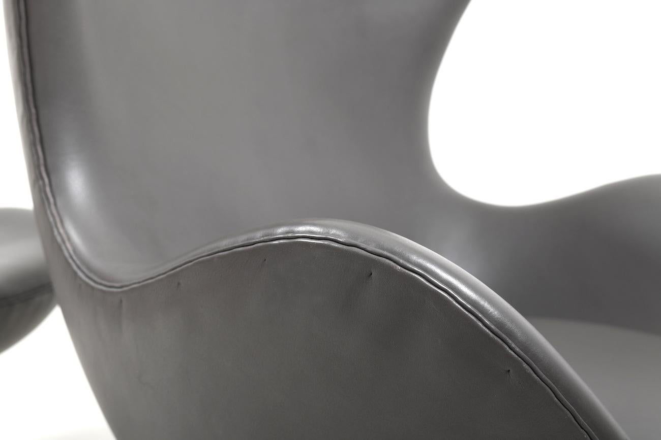 Rara y antigua edición de la Silla Egg de Arne Jacobsen / Silla reclinable en venta 5