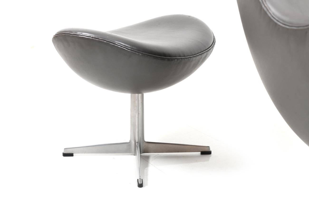 Rara y antigua edición de la Silla Egg de Arne Jacobsen / Silla reclinable en venta 6