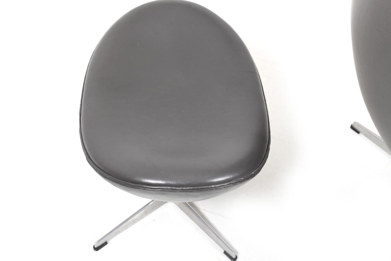 Chaise longue/fauteuil œuf d'Arne Jacobsen, rare et ancienne édition en vente 9