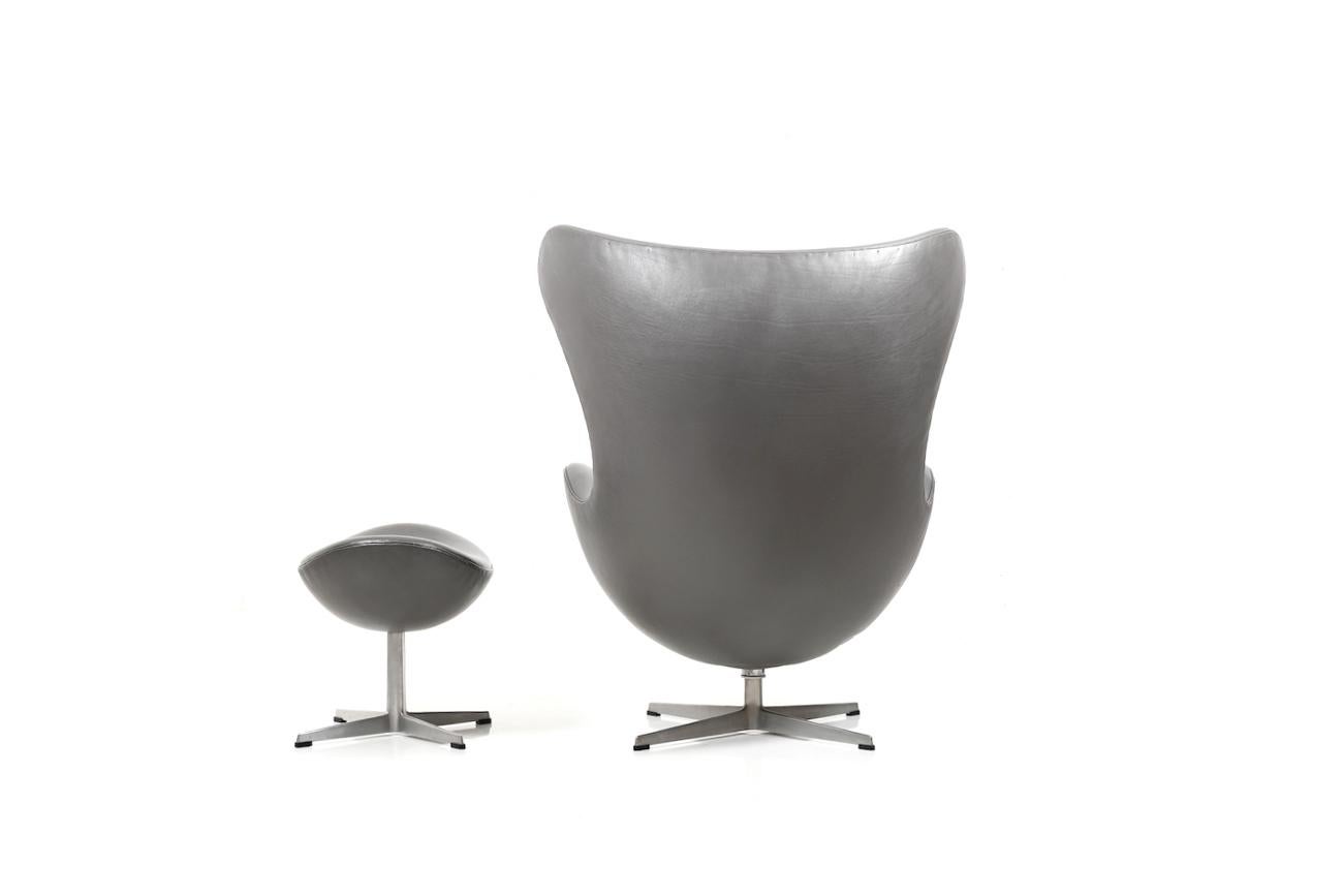 Chaise longue/fauteuil œuf d'Arne Jacobsen, rare et ancienne édition en vente 10