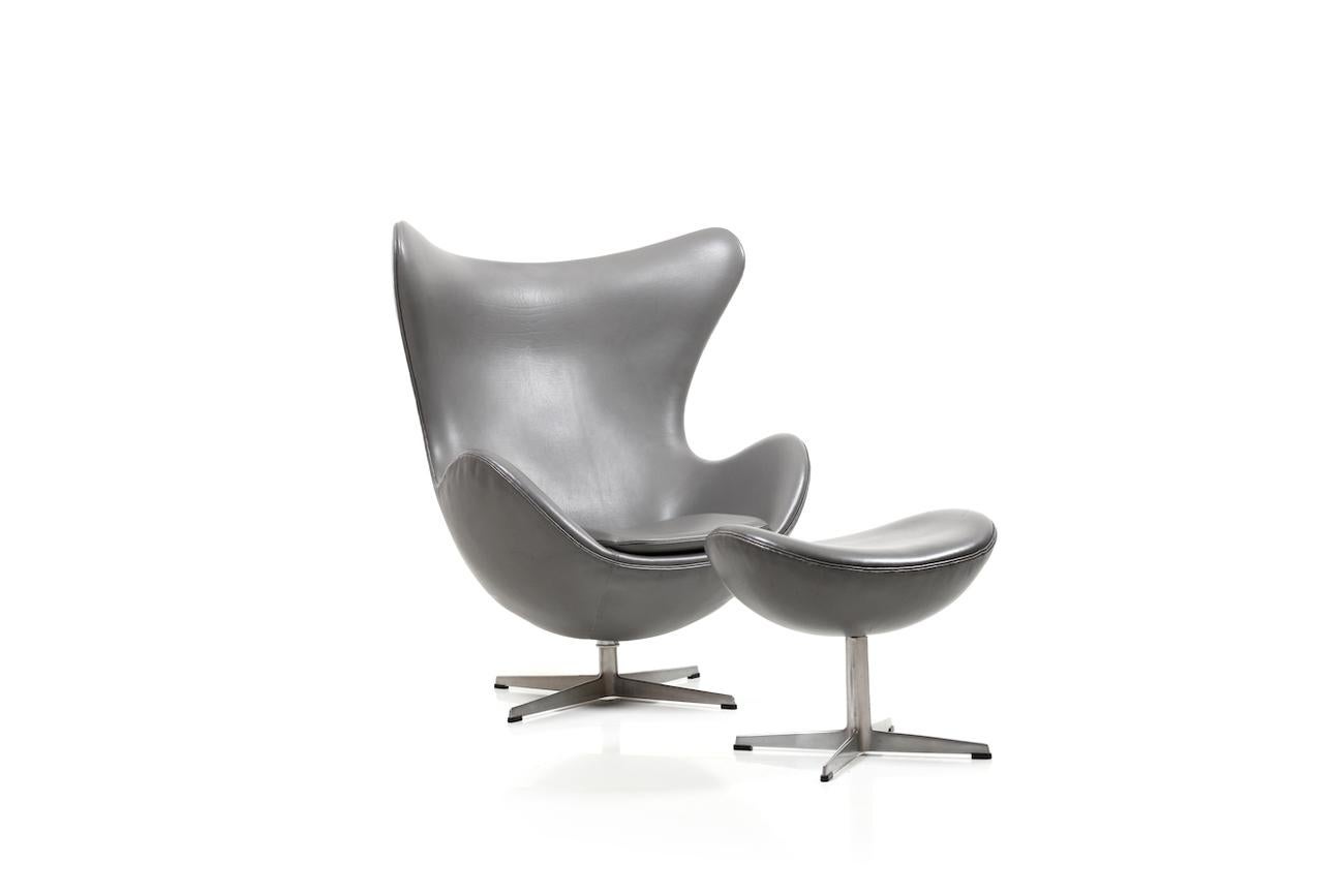Danois Chaise longue/fauteuil œuf d'Arne Jacobsen, rare et ancienne édition en vente