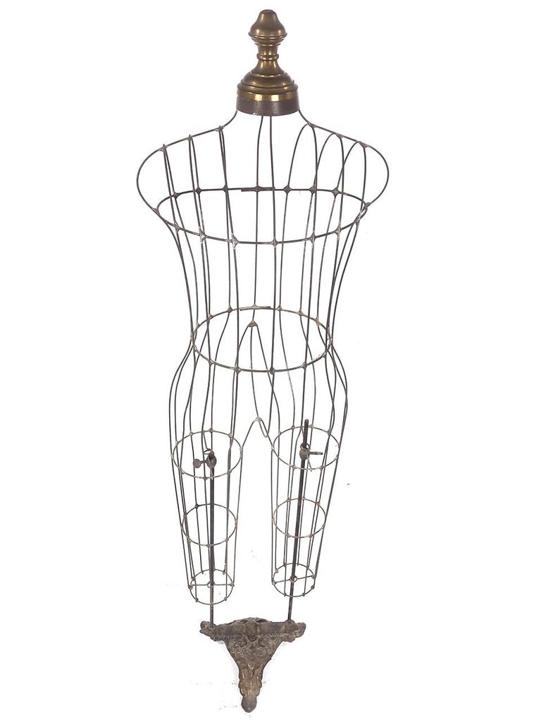 Rare and Original 1800s Childs Wire Mannequin at 1stDibs