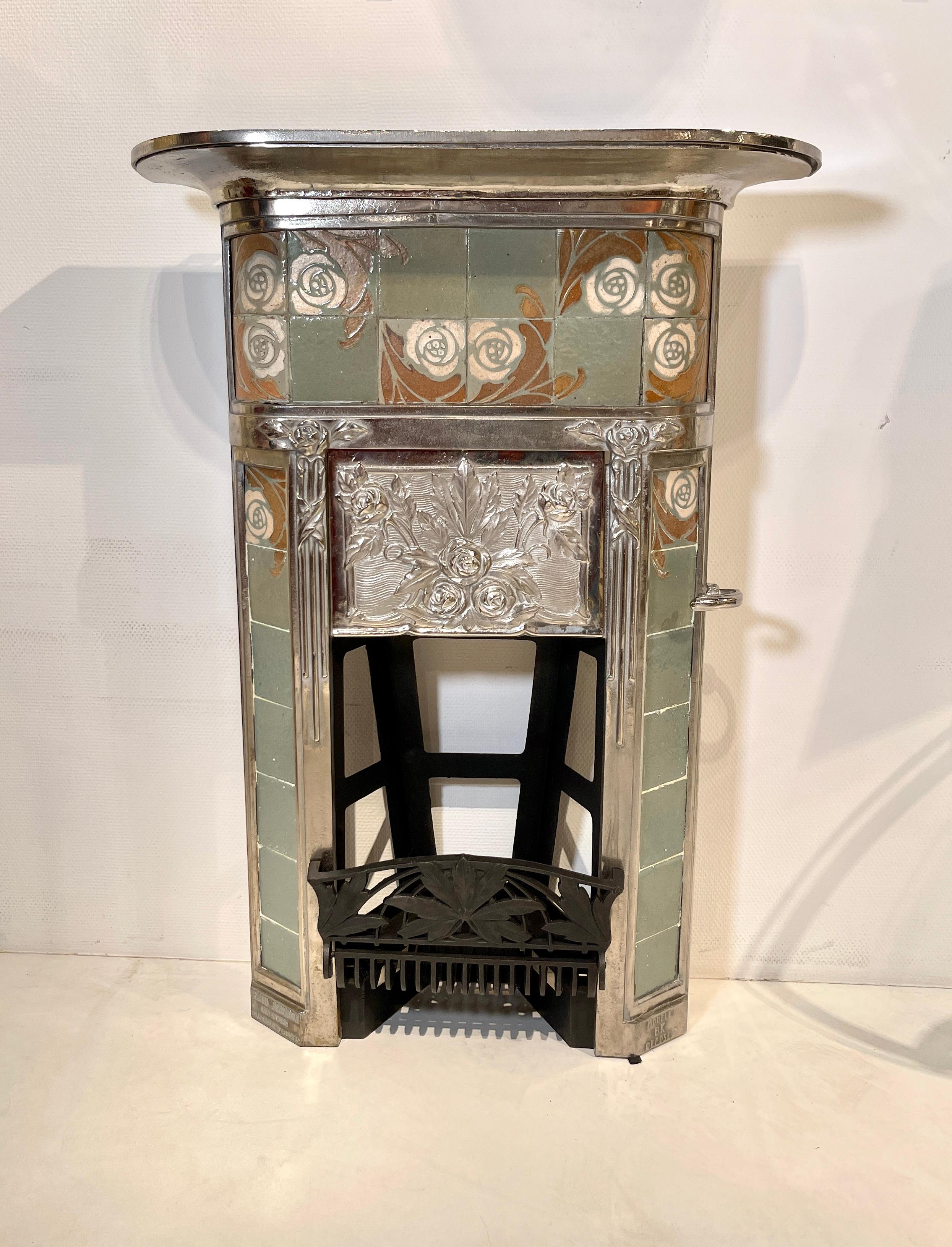Early 20th Century Rare and Original Fireplaces by Sue et Mare For Sale