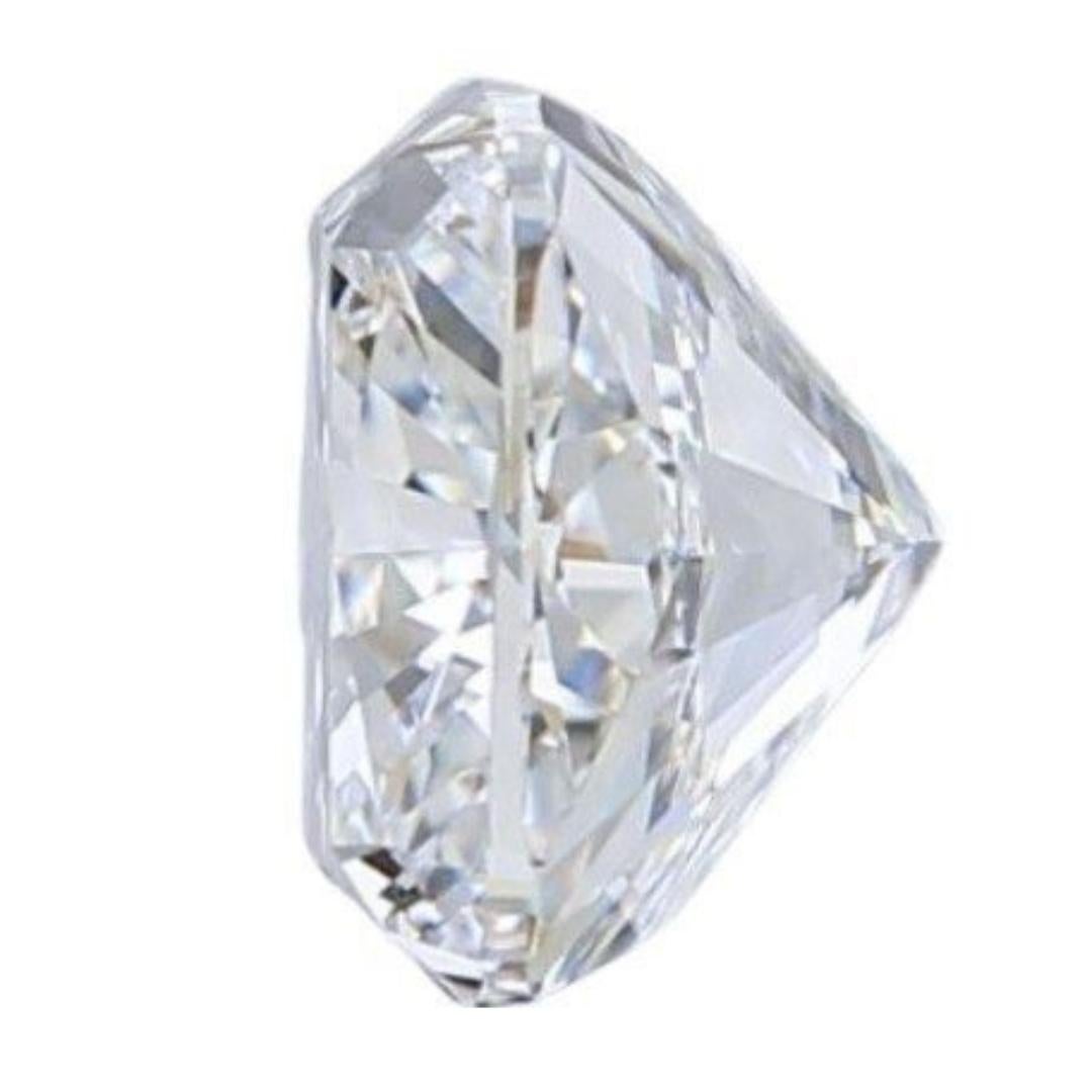 Seltener und unberührter 3,51ct Ideal Cut Square Cushion Brilliant Diamant - IGI  im Zustand „Neu“ im Angebot in רמת גן, IL