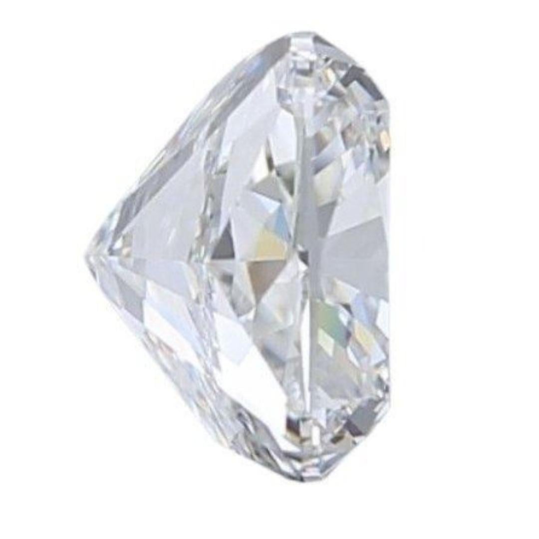Seltener und unberührter 3,51ct Ideal Cut Square Cushion Brilliant Diamant - IGI  Damen im Angebot