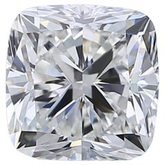 Rare and Pristine 3.51ct Ideal Cut Square Cushion Brilliant Diamond - IGI 