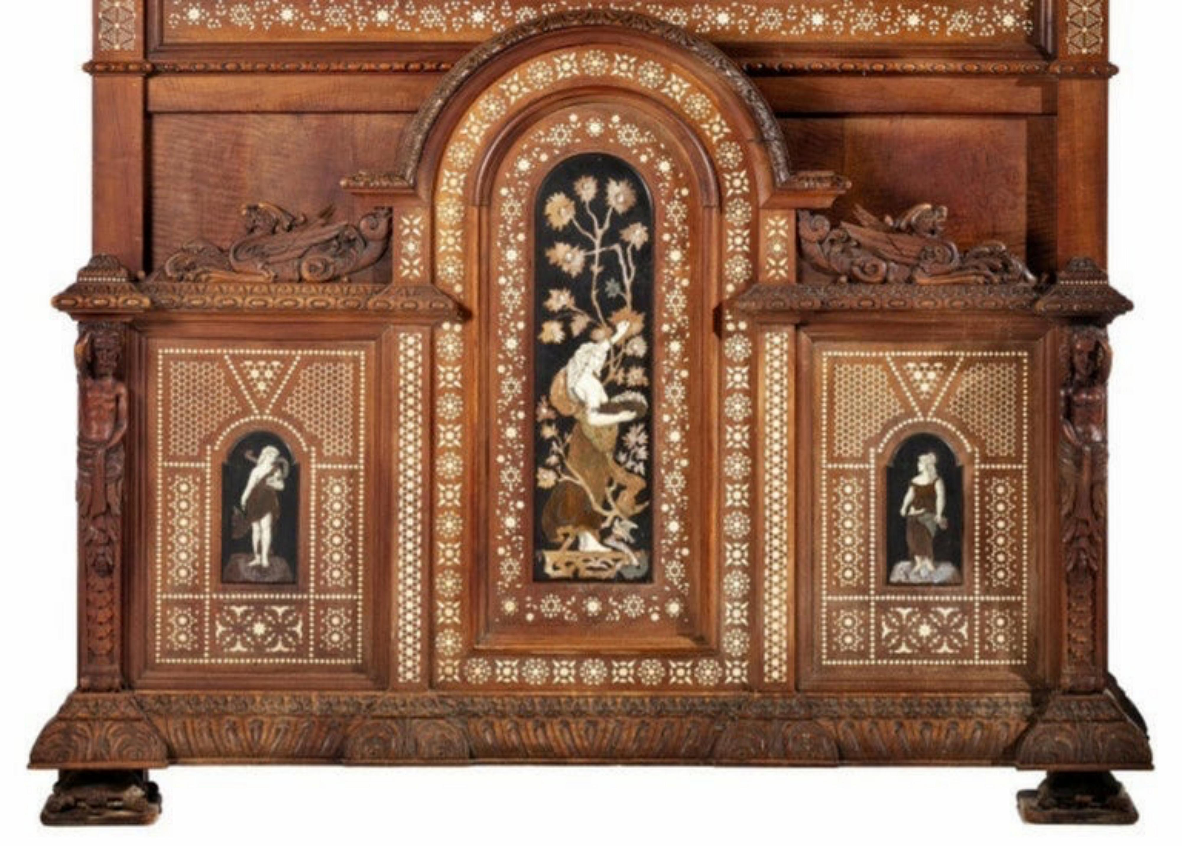 Baroque RARE and SPECTACULAR 19th Century ITALIAN BED