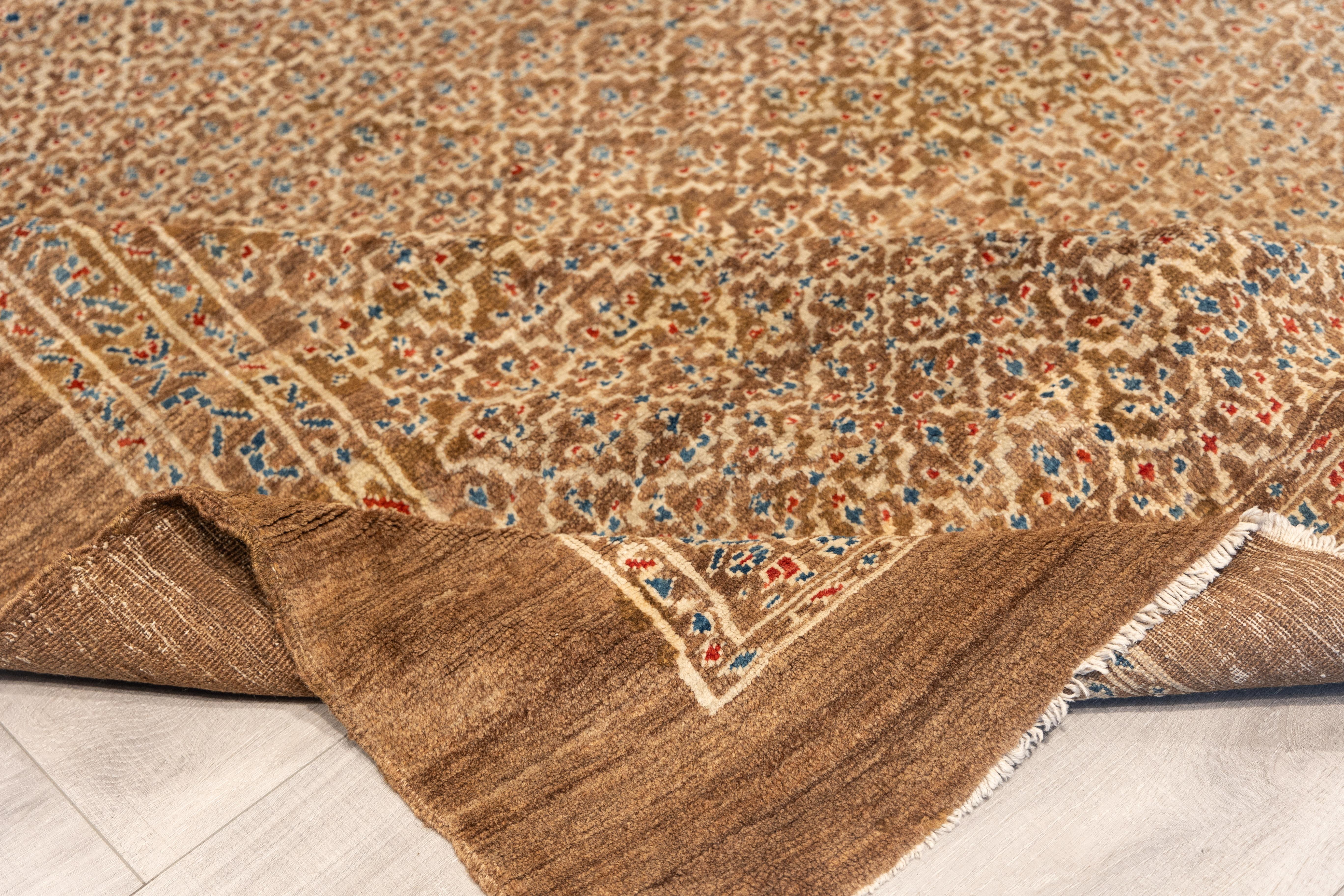 19th Century Rare and stunning  19th cent. camel Bakhshaish rug For Sale