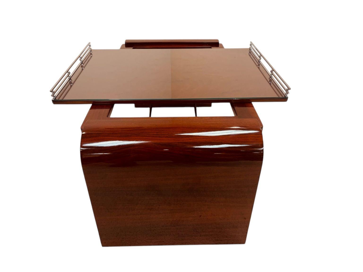 Rare And Stunning Art Deco Burl Walnut Cocktail Table American 1930’s 5