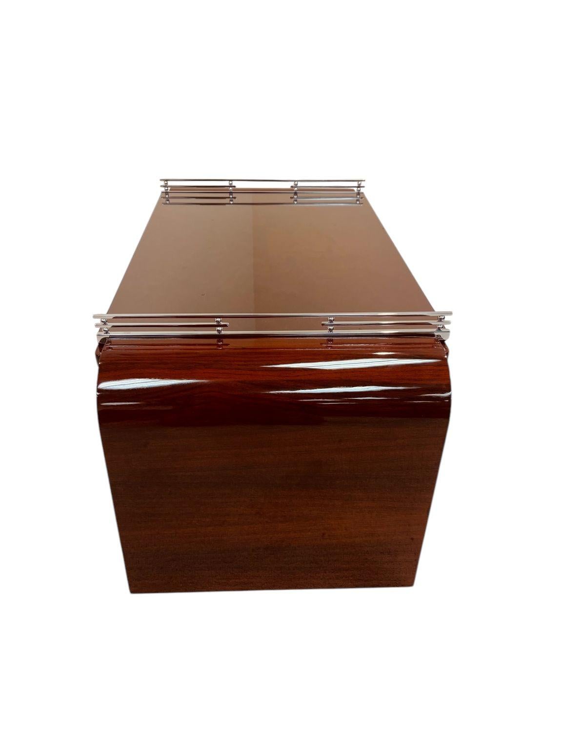 Rare And Stunning Art Deco Burl Walnut Cocktail Table American 1930’s 2