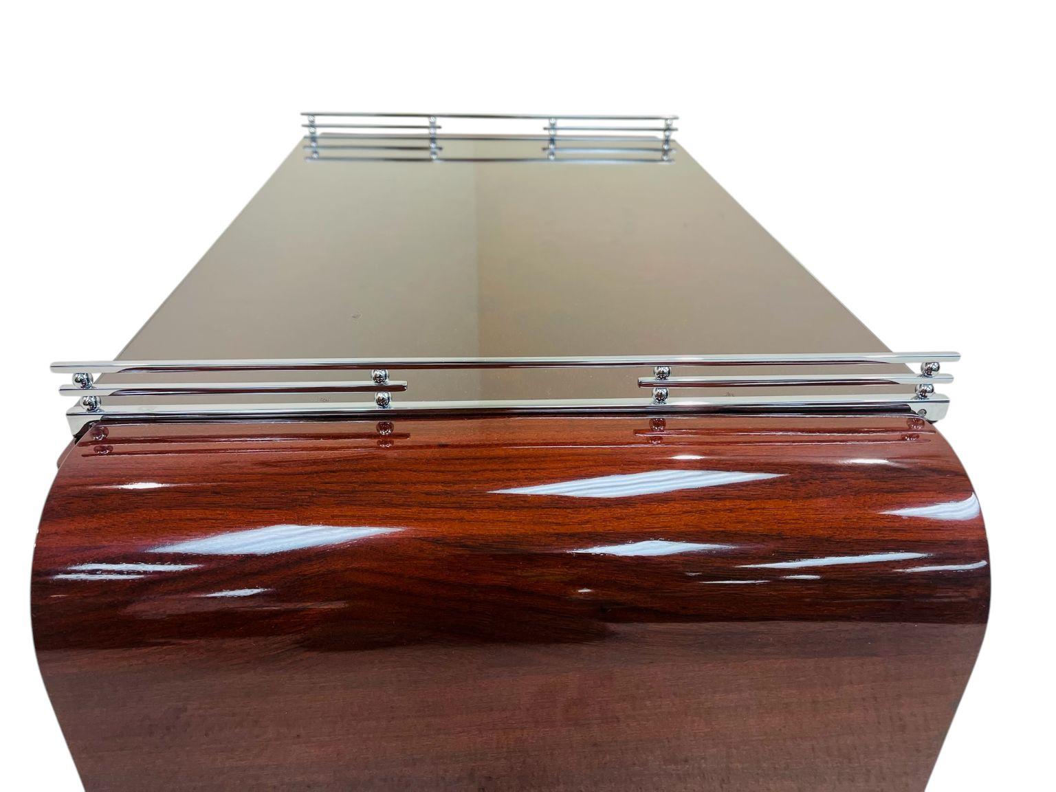 Rare And Stunning Art Deco Burl Walnut Cocktail Table American 1930’s 4