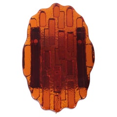 Rare and stylish Scandinavian wall sconce from the 1960