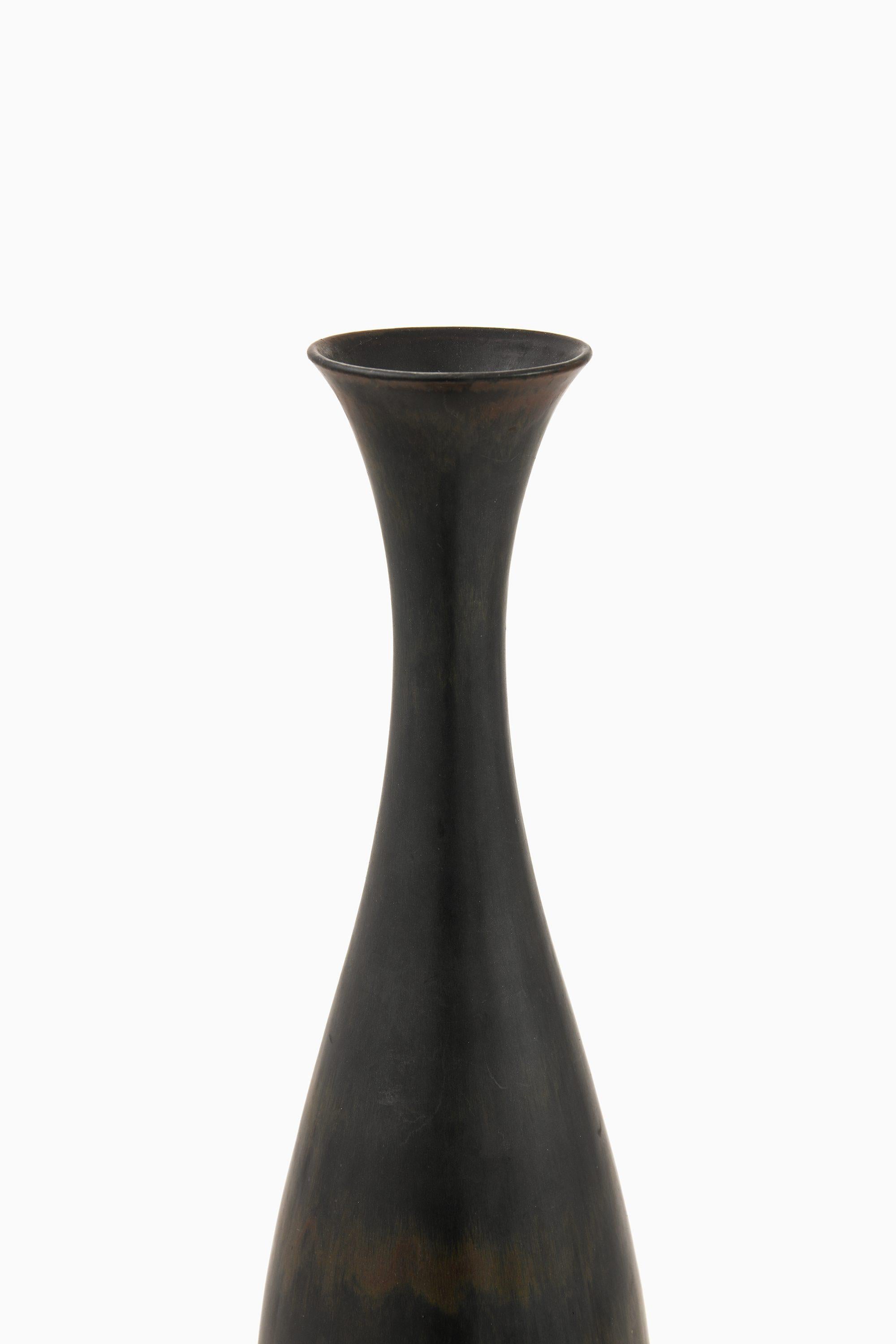Scandinavian Modern Rare and Tall Ceramic Vase by Carl-Harry Stålhane, 1960's For Sale