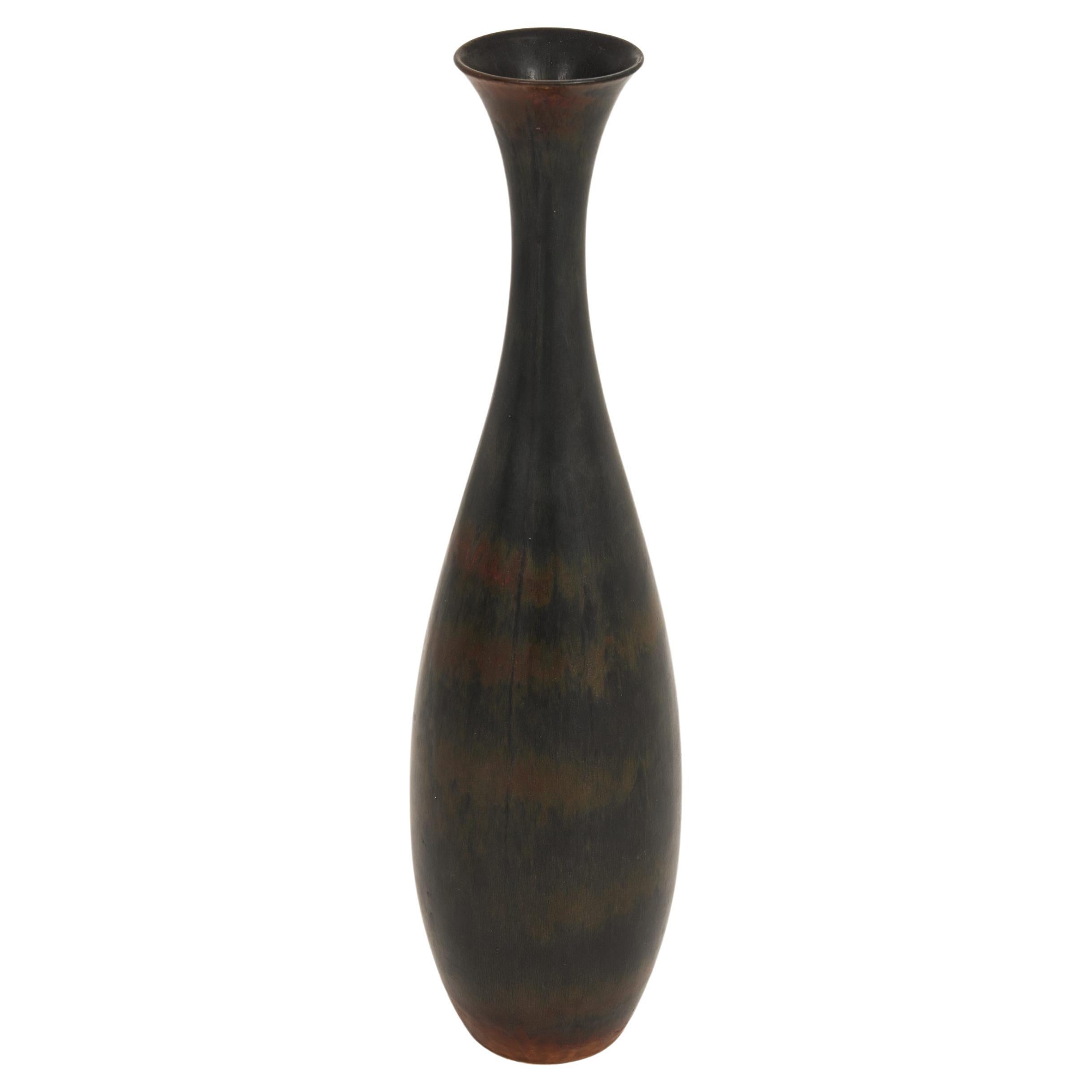 Rare and Tall Ceramic Vase by Carl-Harry Stålhane, 1960's For Sale