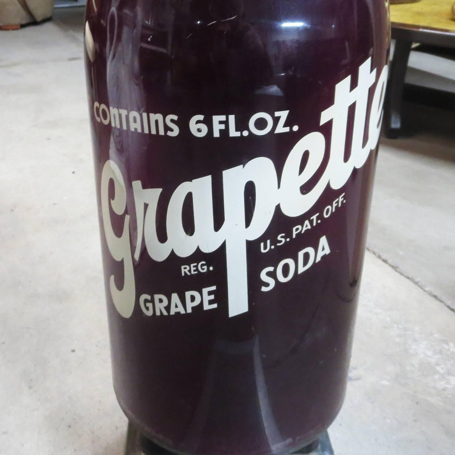 Folk Art Rare and Unusual 1950s Grapette Soda Bottle Scale
