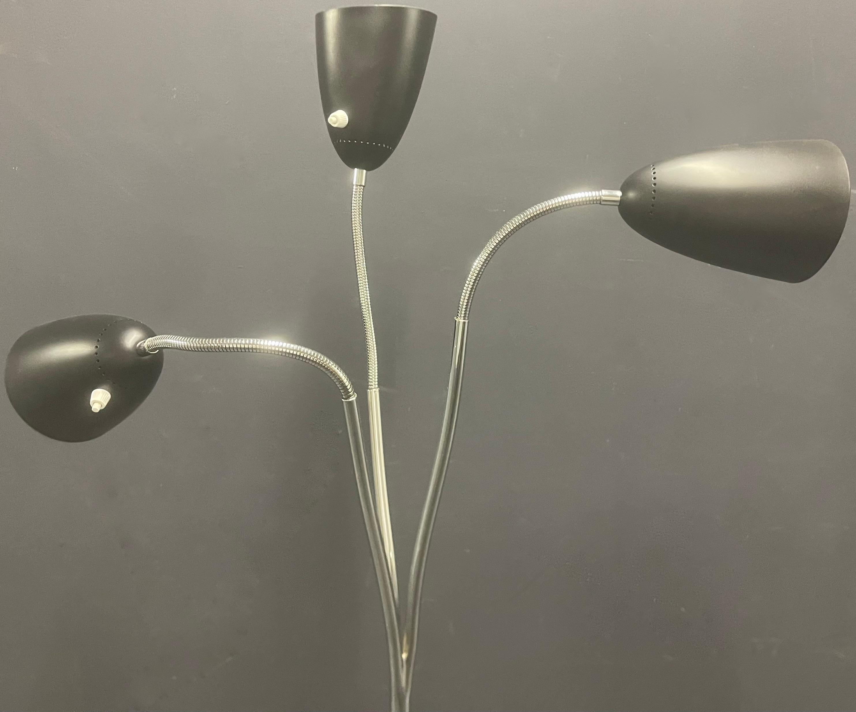 rara e inusual lámpara de pie de giuseppe ostuni para o-luce en venta 2
