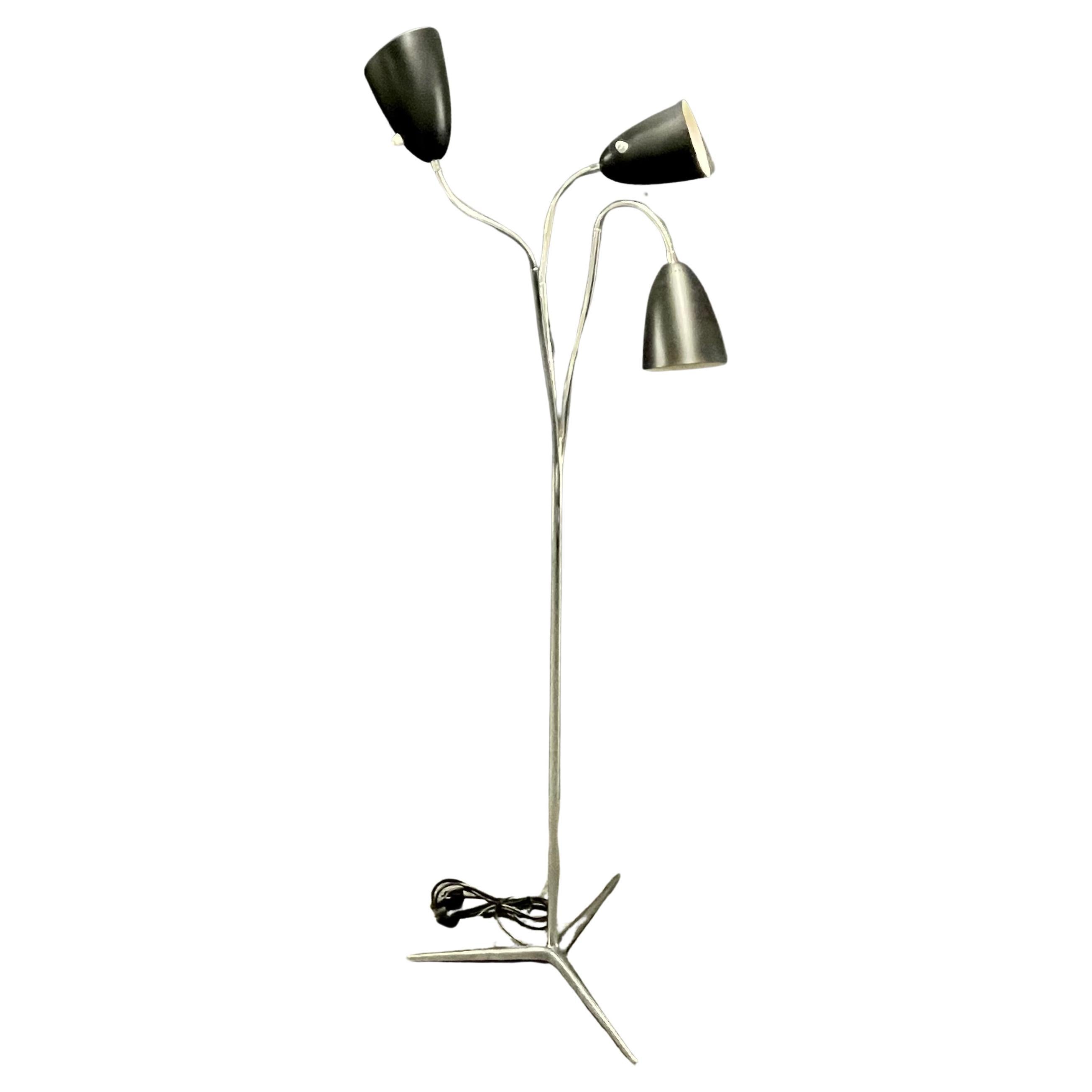 rare and unusual floor lamp by giuseppe ostuni for o-luce