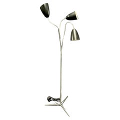 Vintage rare and unusual floor lamp by giuseppe ostuni for o-luce
