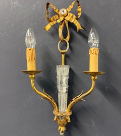 Rare and unusual Maison Bagues wall sconces