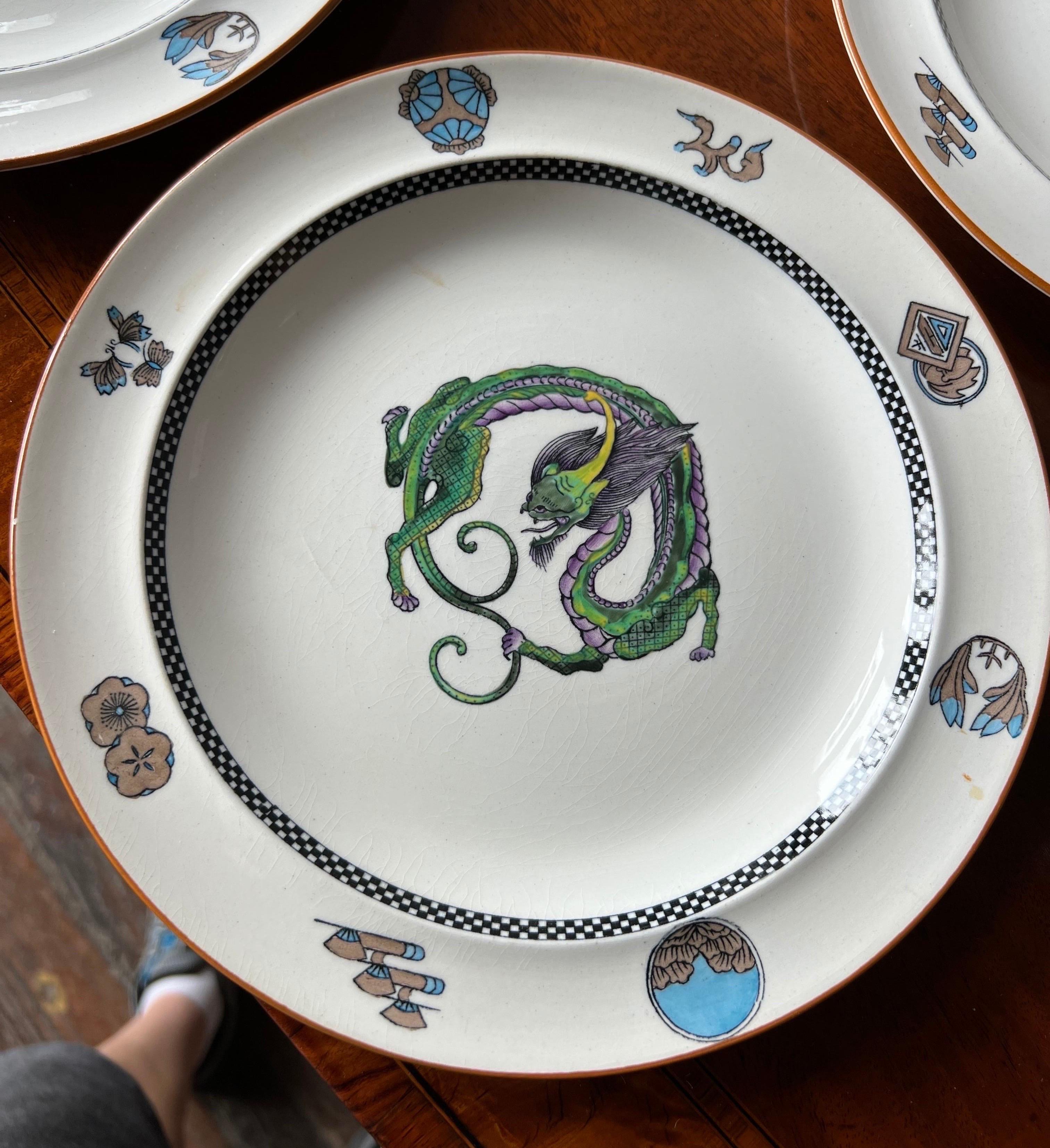 dragon dinnerware set