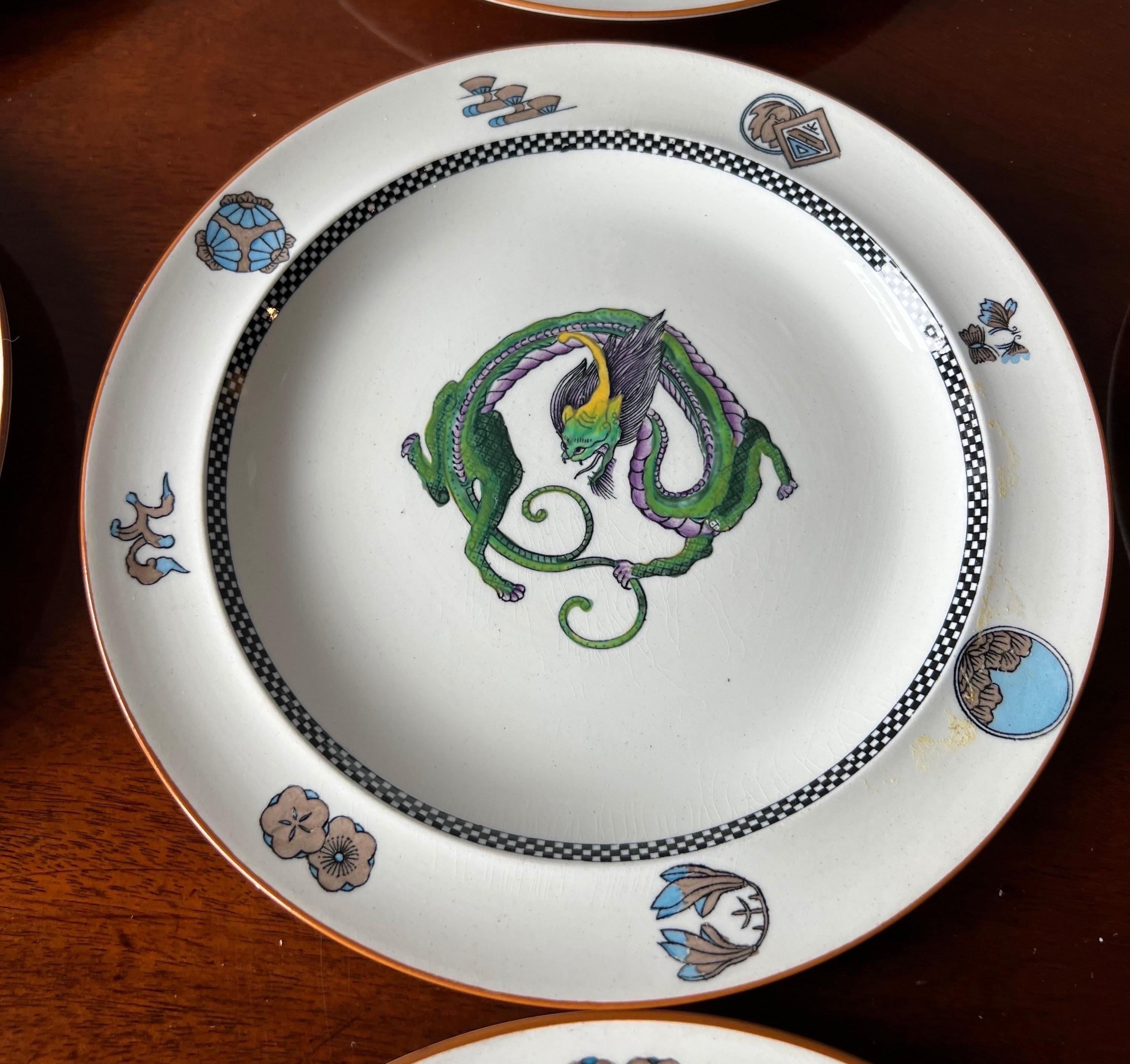 dragon dishes set