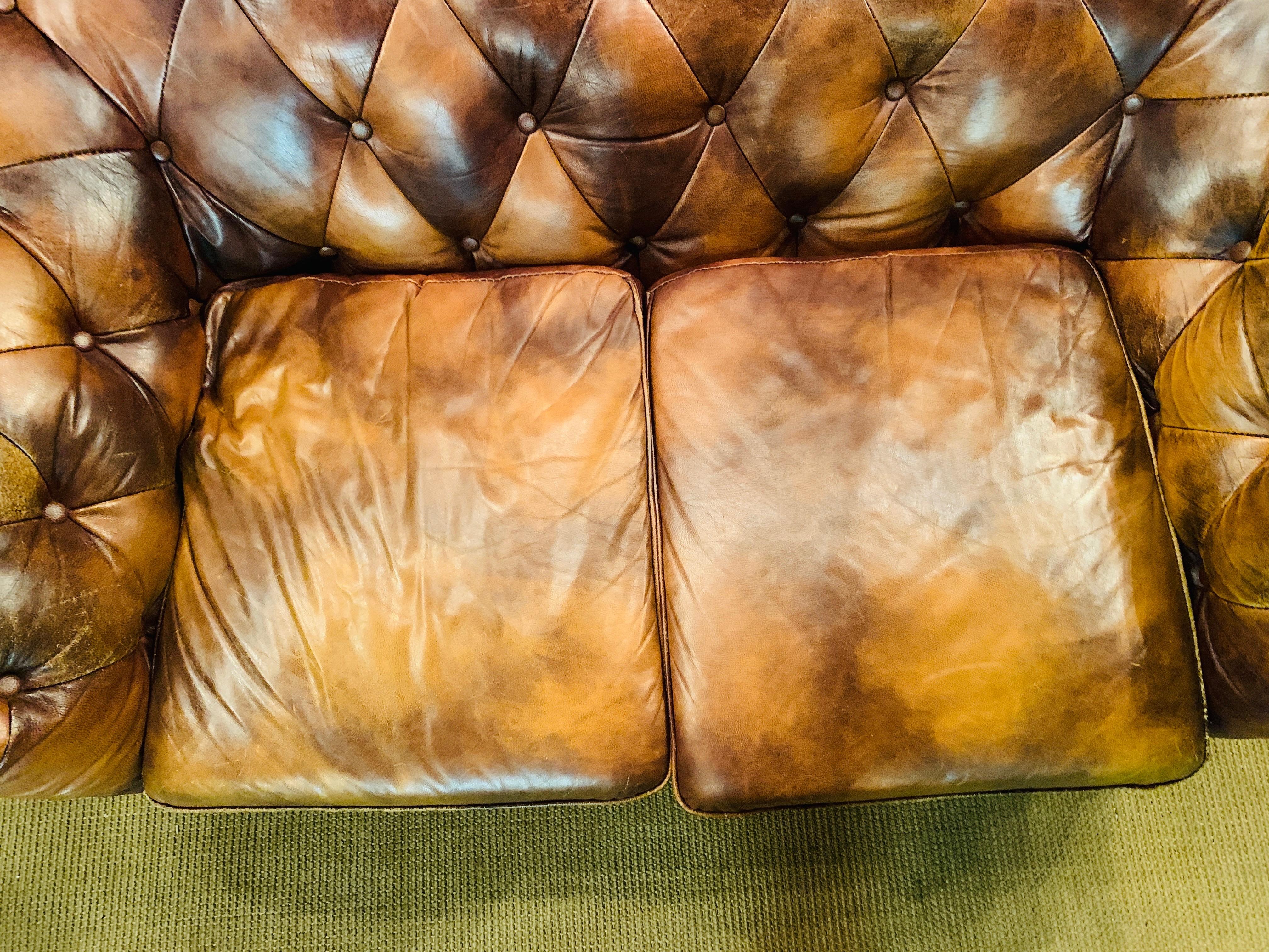 patterned chesterfield sofa