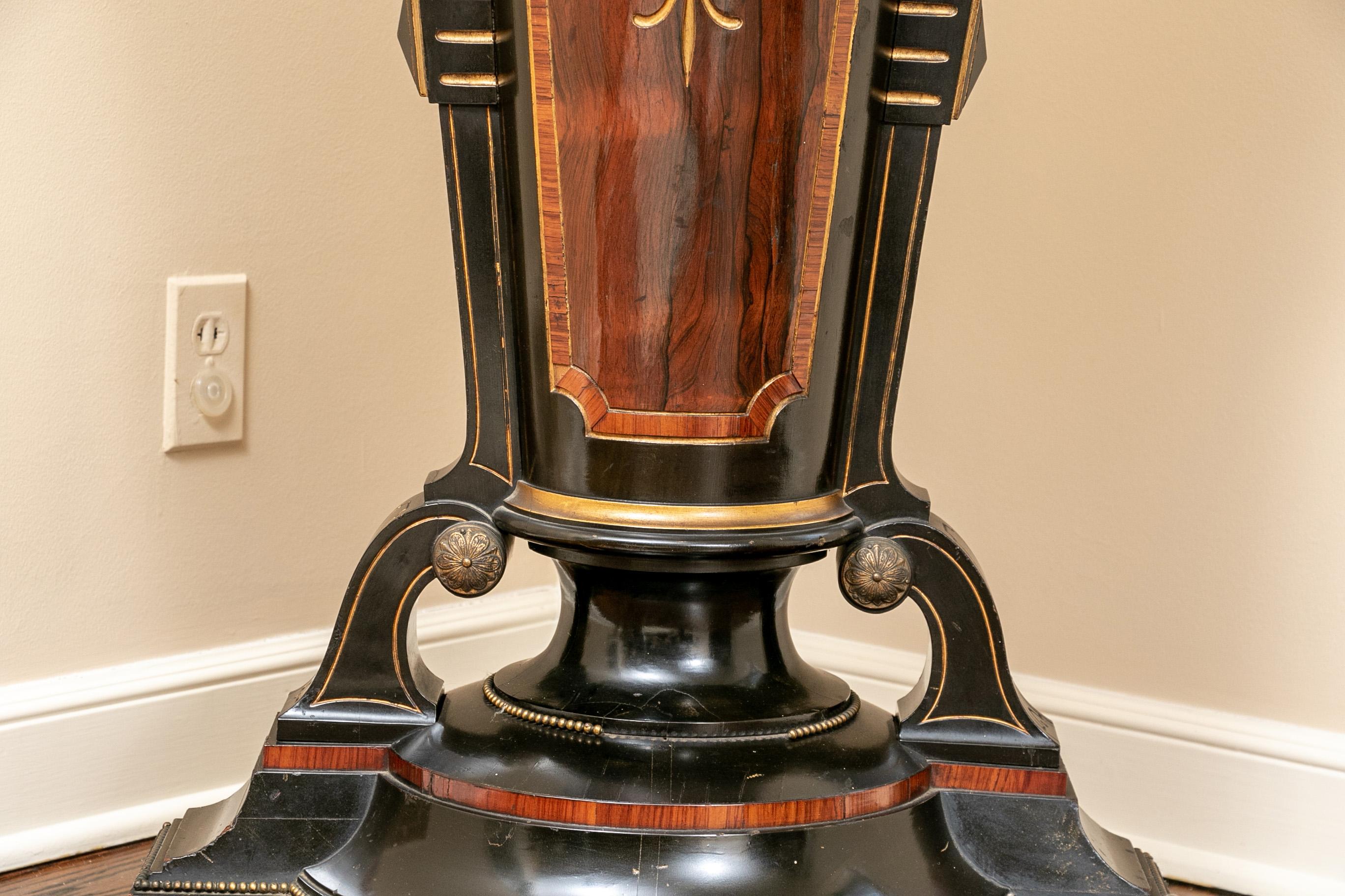 Rare and Very Fine Ebonized Display Pedestal in Aesthetic Style 2