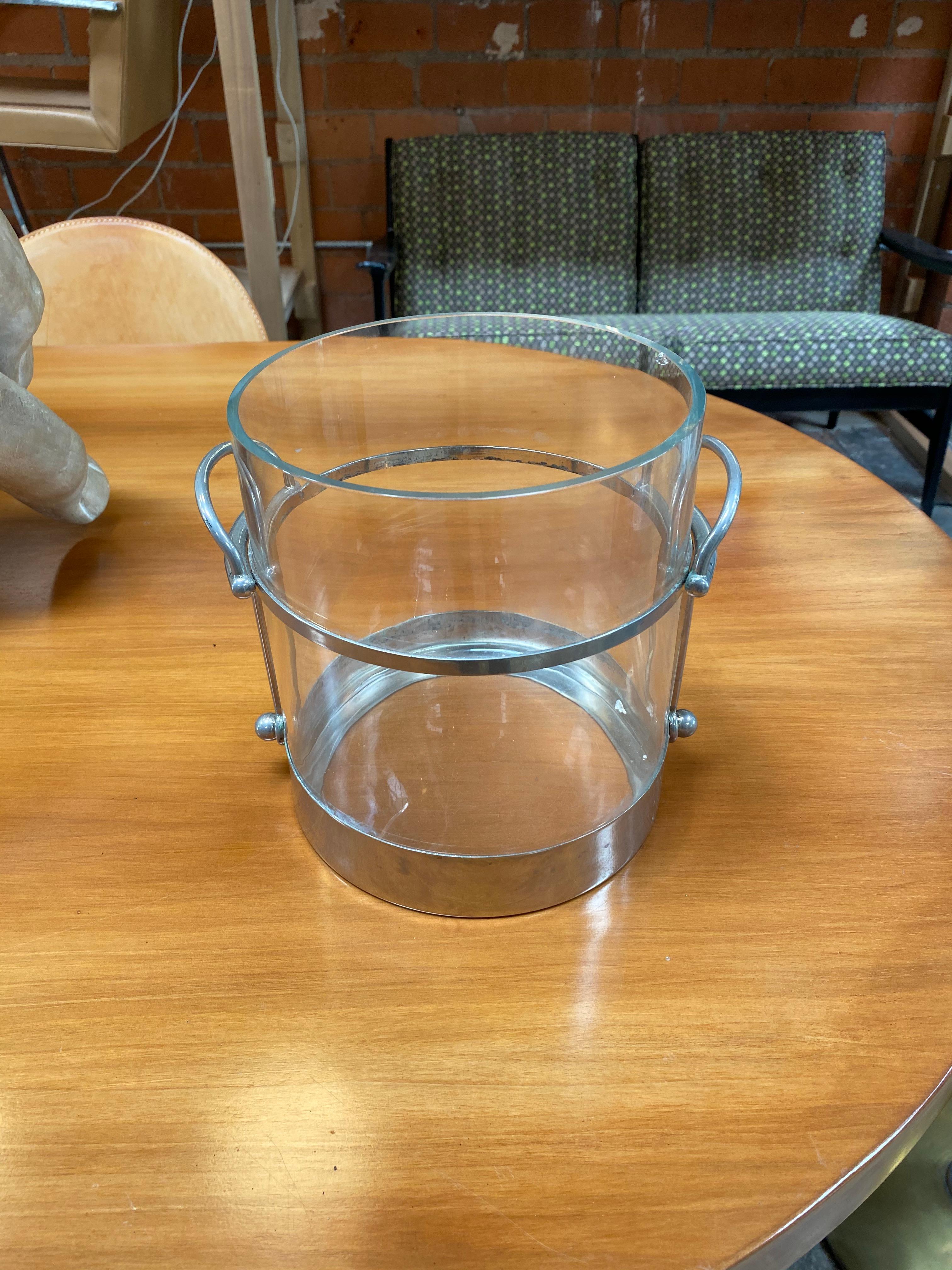 Rare and Vintage Ice Bucket by Gucci, 1970s In Good Condition In Los Angeles, CA