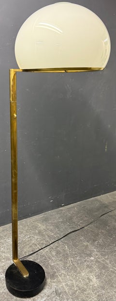 rare and wonderful patinated no. 2051 floor lamp by arteluce