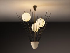 Rare Angelo Lelii for Arredoluce '12607' Chandelier