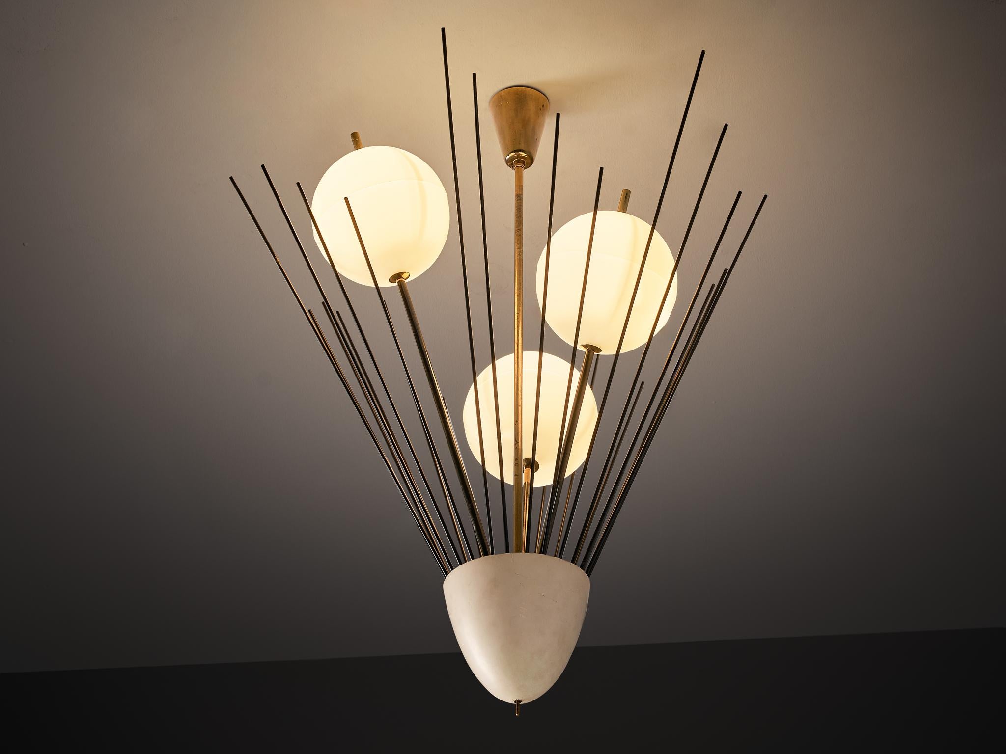 italien Rare lustre Angelo Lelii pour Arredoluce 