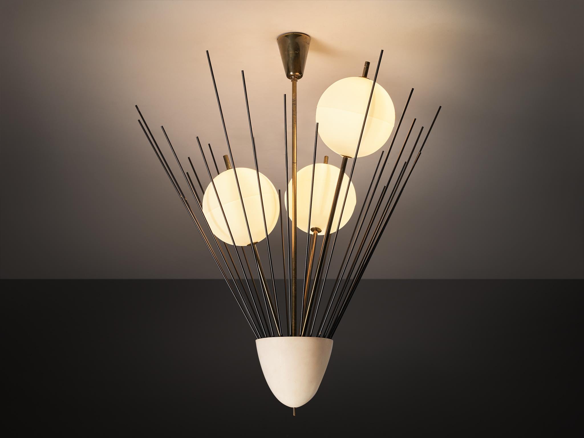 Rare lustre Angelo Lelii pour Arredoluce 