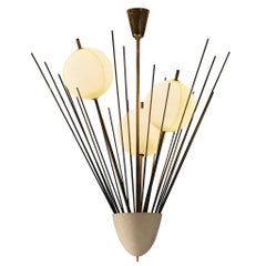 Rare Angelo Lelii for Arredoluce '12607' Chandelier