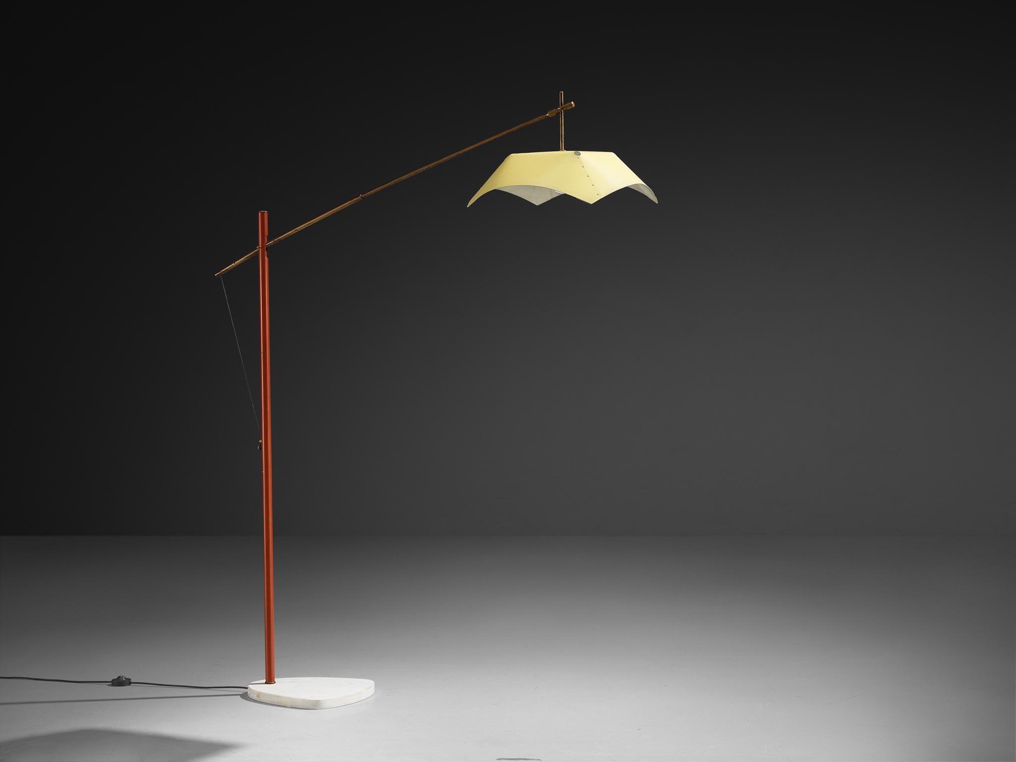Rare Angelo Lelii for Arredoluce Floor Lamp For Sale 5