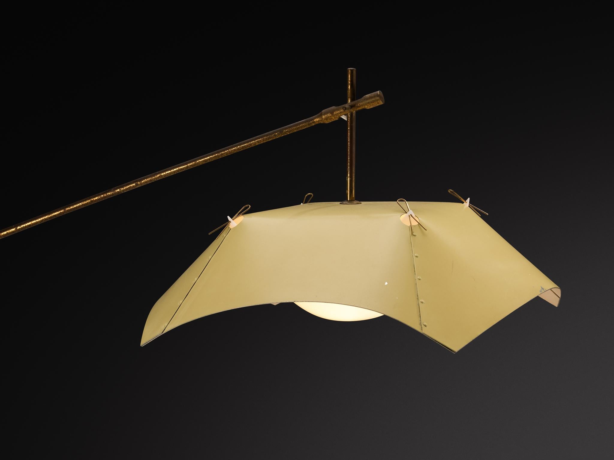 Rara lámpara de pie Angelo Lelii para Arredoluce Moderno de mediados de siglo en venta