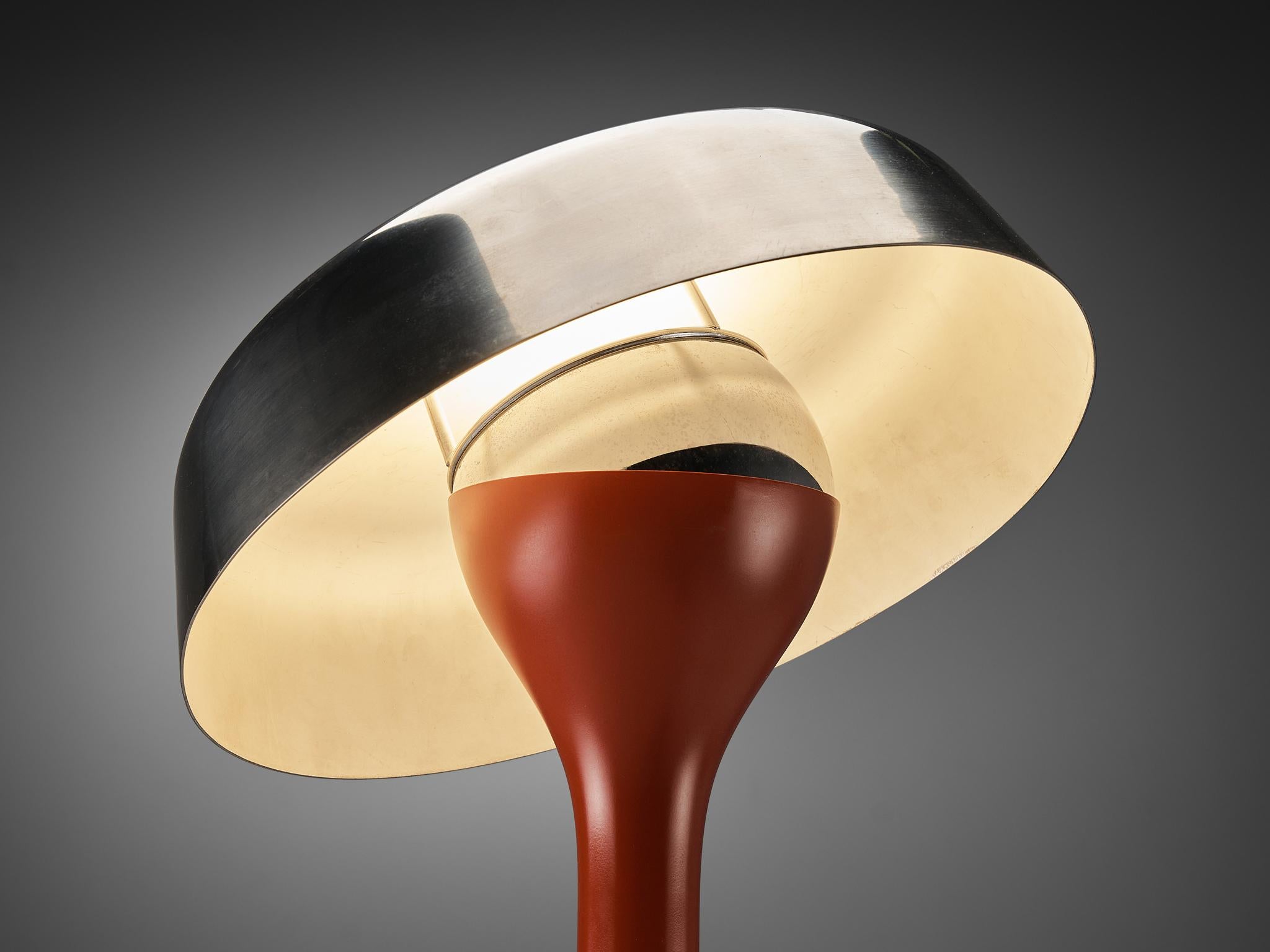 Mid-20th Century Rare Angelo Lelii for Arredoluce Table Lamp with Dual Light Spots