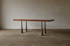 Rare Angelo Mangiarotti Dining Table, La Sorgente Dei Mobili, Italy, 1970s