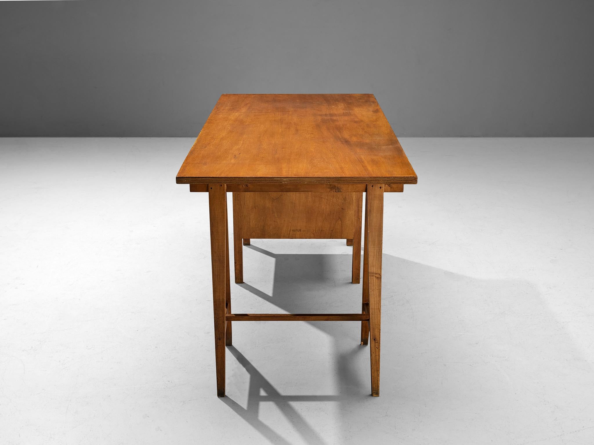 Rare Angelo Mangiarotti Writing Desk in Walnut from Own Studio  5