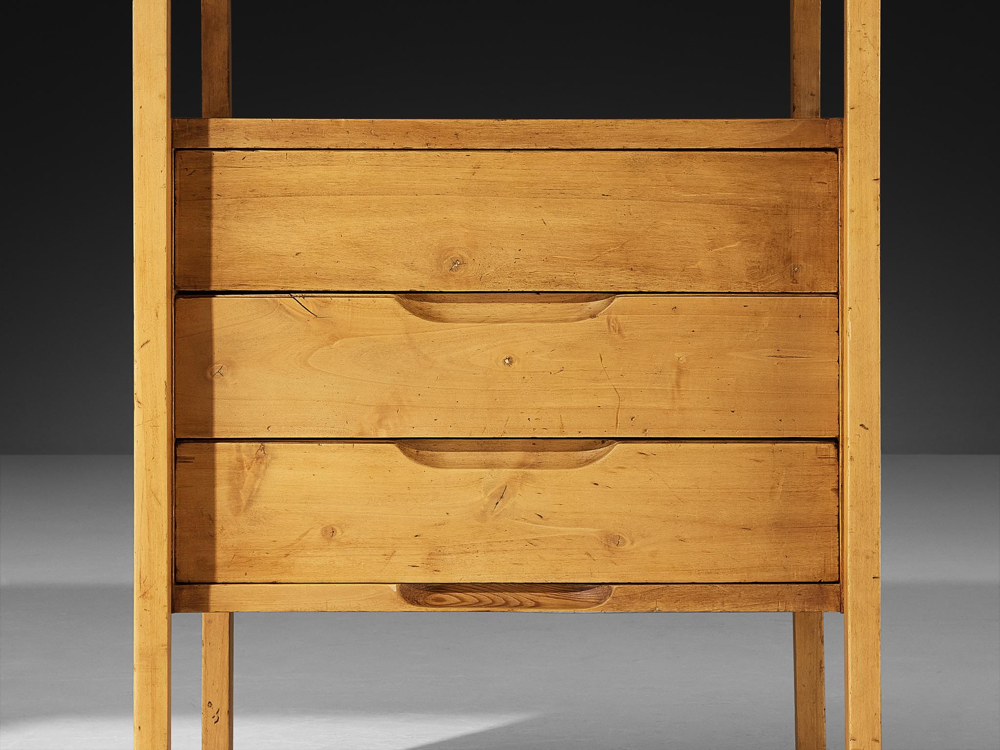 Rare Angelo Mangiarotti Writing Desk in Walnut from Own Studio For Sale 1