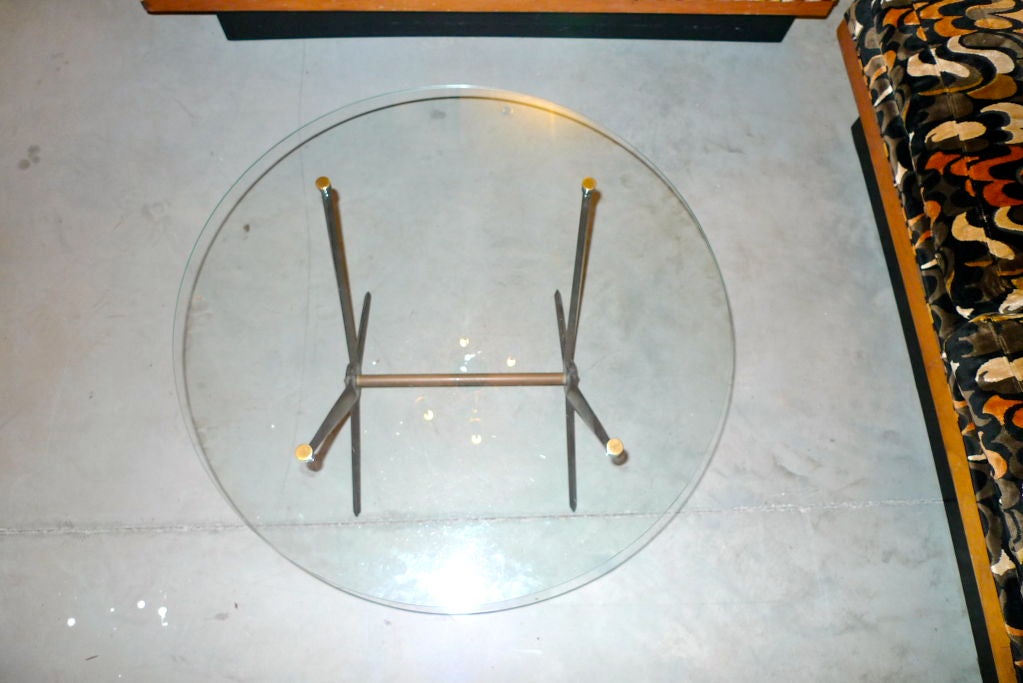Rare Angelo Ostuni Round Cocktail Table For Sale 6