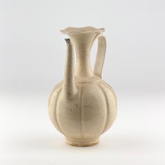 Rare annamese cream glazed ewer, Vietnam, 11-15th century